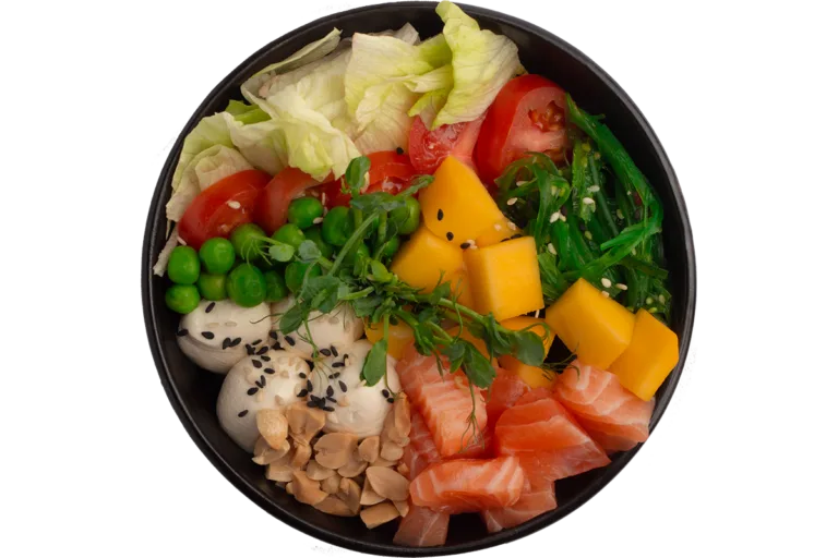 Боул з лососем та сиром Філадельфія Ебоші суші Южне