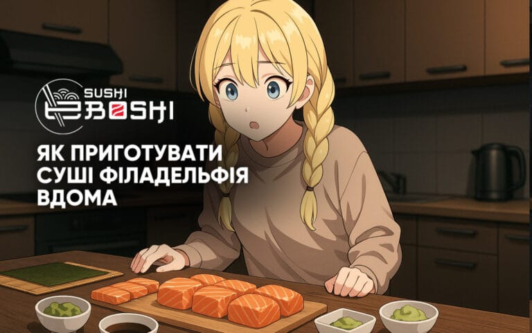 Як приготувати суші Філадельфія вдома Ебоші Південне